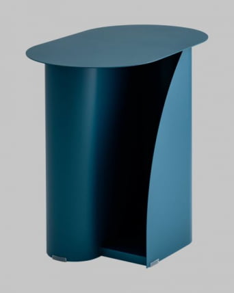 Журнальный столик Yvaine металл синий_3