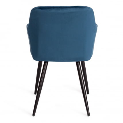 Кресло BEATA (mod. 8266) металл/ткань, 56х60х82 см, синий (G062-48)/черный_3