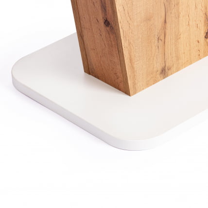 Стол обеденный GENT ЛДСП, 110-145x68,6x75,5 см, Дуб вотан/Белый_12