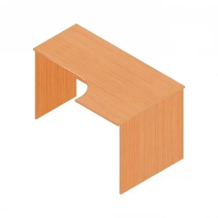 Стол письменный угловой У.РС2-14 Бук светлый правый_0