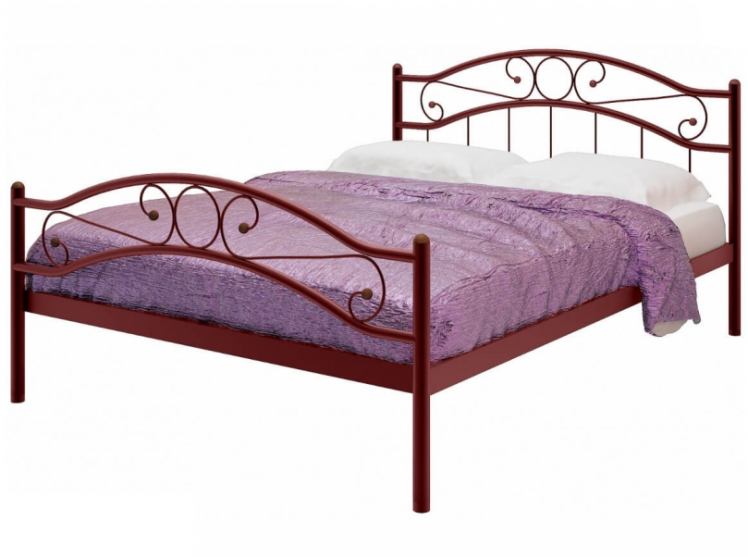 Кровать Надежда plus 1400х1900 Красная_0