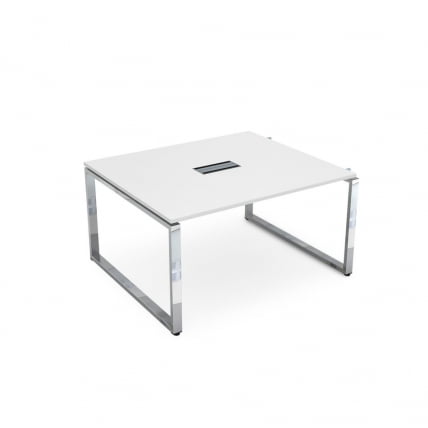 Стол системы БЭНЧ, переговорный, начальный GLOSS LINE НСПН-О.928 Белый Премиум_0