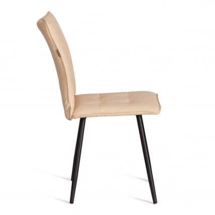 Стул обеденный Bari Bari LT, экокожа, бежевая, 41х55х89 см_1