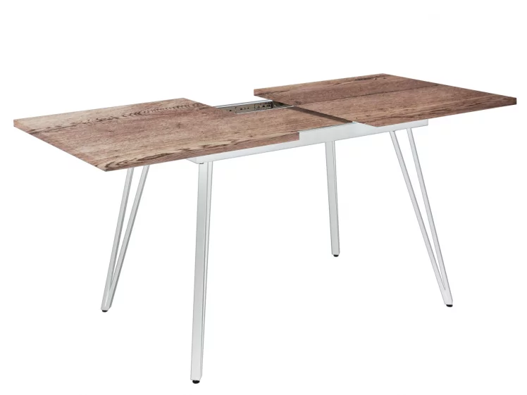 Стол раскладной Диего 140-180 вхите Галифакс Табак / white_1