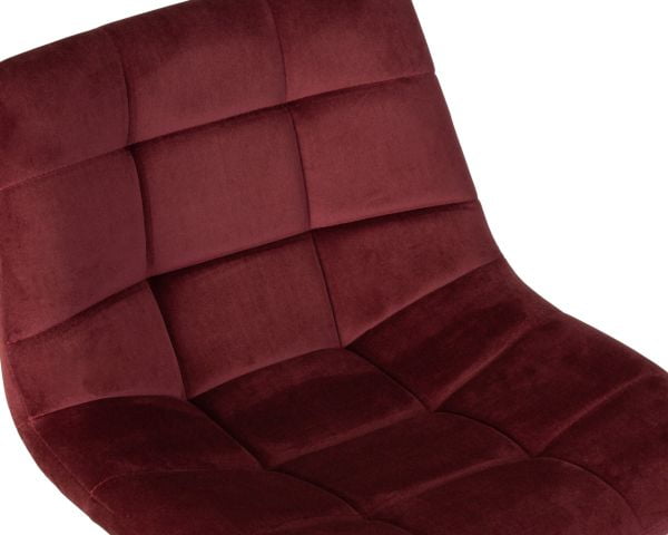 Стул барный ДОБРИН ТАИЛОР (винный велюр (МДЖ9-35)) 2 шт / DOBRIN TAILOR (MJ9-35))_6
