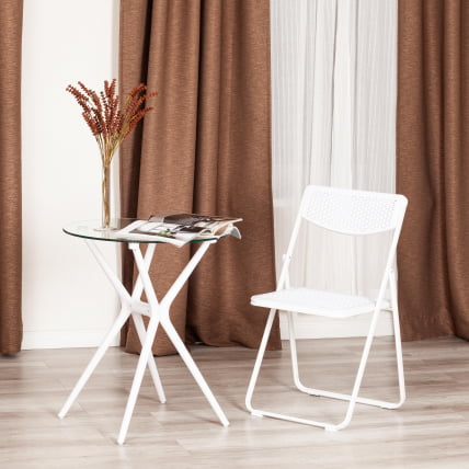 Стул складной FOLDER (mod. 3016) каркас: металл, сиденье/спинка: пластик, 48,5 х 48 х 82,5 см, white (белый)_10