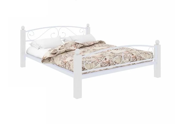 Кровать Вероника Lux Plus 1200х1900 Белая_0