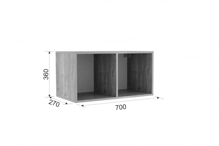 Комплект детской мебели Лайк К122 дуб мария/роуз/галька/нежно-розовый (велюр)_5
