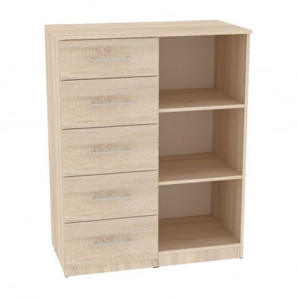 Комод Калисто(К37)1147х902х468ручкарейлинг160мм(Белый) / Калисто(K37)1147х902х468ручкарейлинг160мм(Белый)_1