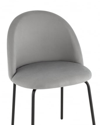 Стул Коди велюр Серый_1