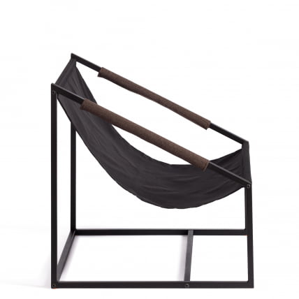 Кресло Charli / Чарли без подлокотника рогожка, коричневый, 3М7-147, 70х70х84 см_3