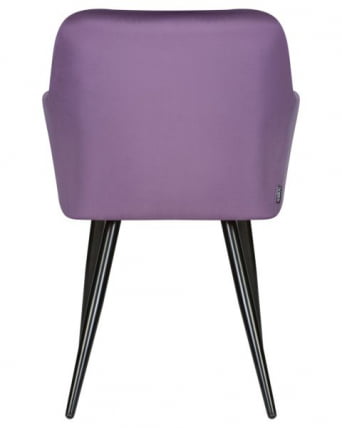 Стул обеденный ДОБРИН РОБЕРТ (черные матовые ножки, велюр В108-45 Темно-фиолетовый) 2 шт / DOBRIN ROBERT V108-45_5