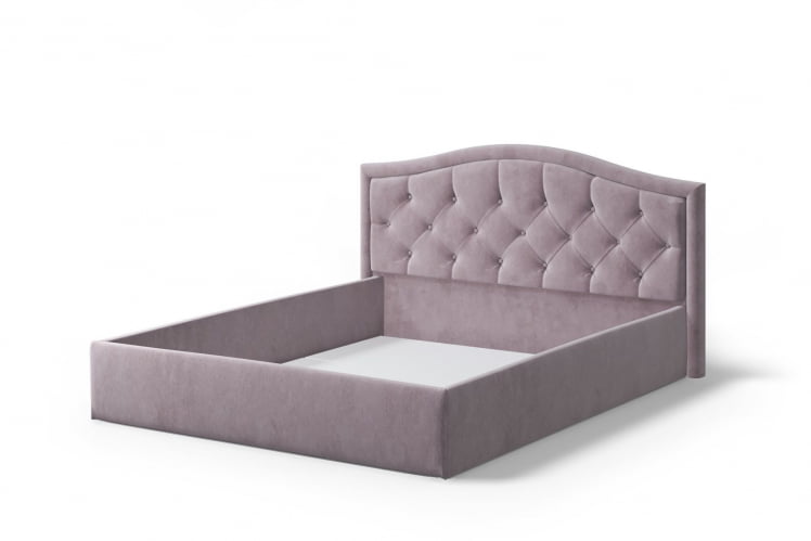 Кровать Стелла, 1600*2000 мм, велюр NEO 15, лиловый_1