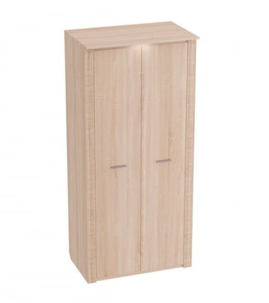 Шкаф 2-дверный Элана №9 Дуб сонома/Ель карпатская_0