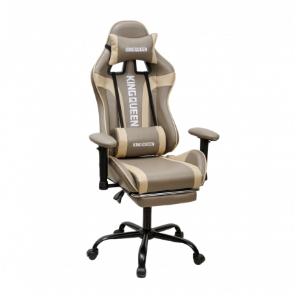 Кресло 896 KINGQUEEN, цвет светло-серый/бежевый 896-lgray-beige_0