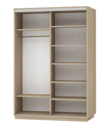 Шкаф-купе двухдверный Экспресс Дуо Экспенс 1600х2200h Дуб сонома_1