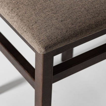 Табурет с мягким сиденьем Ригель 2.0 Latte кашемир Эмаль белая_14