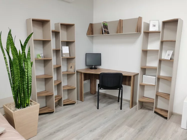 Стеллаж двухсекционный 