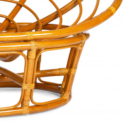 Диван MAMASAN/МАМАСАН 23/02 W /с подушкой/ 169х102х80 см, Pecan (орех), матрац 182х119 см, ткань серо-бежевая 3М 16/2_8