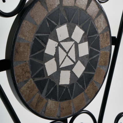 Стул Secret de Maison VICENZA (mod. PL08-7451RV) металл, 36*35*91 см, черный /плитка калейдоскоп_4