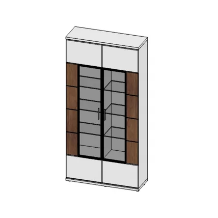 Шкаф-витрина Корано Бм.Кор-12 ольха_0