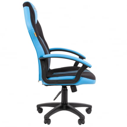Кресло геймерское CHAIRMAN GAME 26 NEW Черный-голубой_3