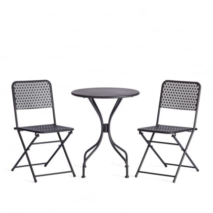 Стол Secret De Maison Villa стальной сплав, D59х70см, черный_1