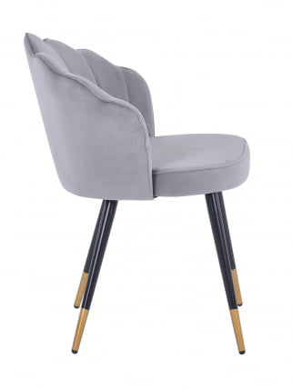Стул Камилла велюр Серый_2