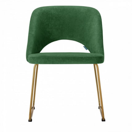 Кресло Ларс зеленый/Линк золото / Lars_1
