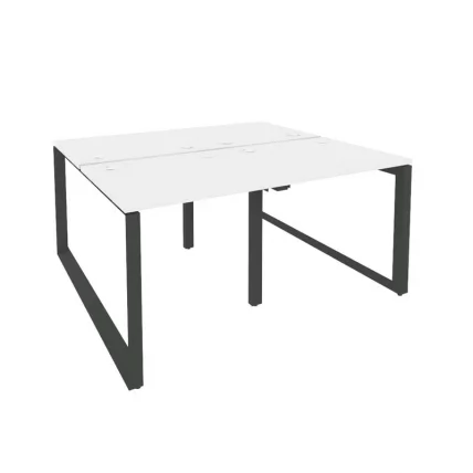 Рабочая станция на О-образном м/к ONIX O.MO-D.RS-4.0.7 Белый Бриллиант/Антрацит_0