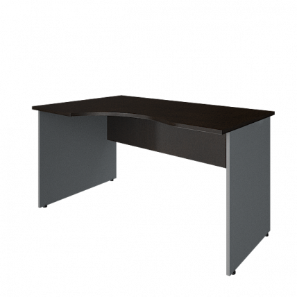 Стол криволинейный левый Riva А.СА-2 Л Венге/Металлик_0