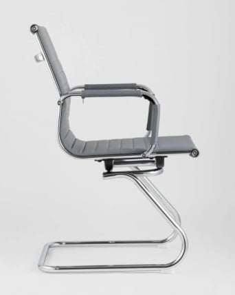 Кресло для посетителей ТопЧаирс Висит серое 2 шт. / TopChairs Visit_1