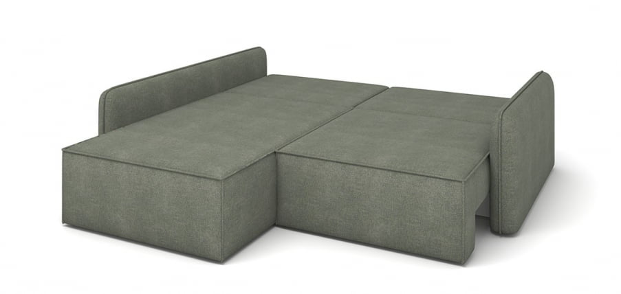 Диван угловой Лофт левый ткань Jasper viridian (1760*2320*810) Серо-зеленый, 2117898/50635/8_4