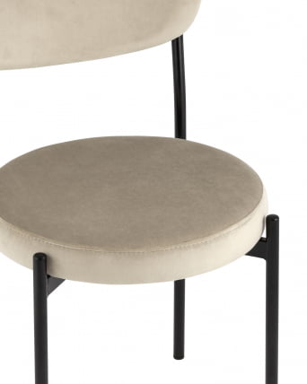 Стул Бриф NEW велюр Бежевый_1