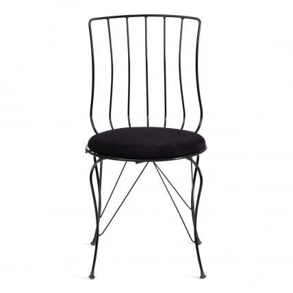 Стул LALITA (mod. 172) металл/ткань, 44 х 51.5 х 85 см, Black (черный)_4