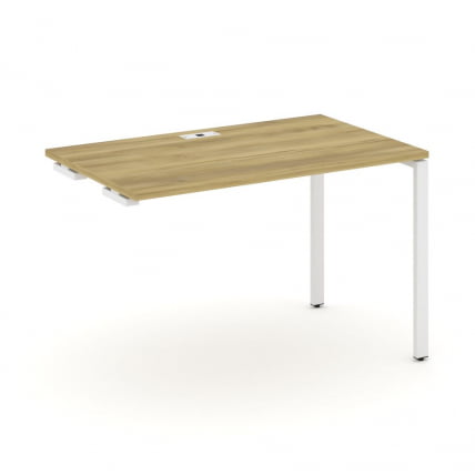 Стол приставка к опорным тумбам/шкафам CONCEPT CN.OSPR-002 Дуб Винченцо Белый_0