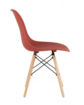 Стул Еамес Стиле ДСВ терракотовый (разборный каркас) / Eames Style DSW_2