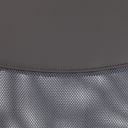 Кресло PRACTIC PLT ткань/кож/зам, серый/металлик, TW-12/W-12/36_8