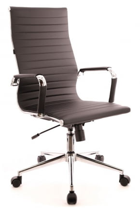 Кресло руководителя Everprof Rio T Экокожа Черный_0