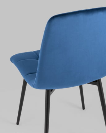 Стул Одди велюр Синий_6