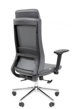 Офисное кресло CHAIRMAN 500 LUX экокожа Серый_19