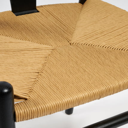 Стул ВИСХБОНЕ (мод.CБ2212) дерево вяз, 57*50.5*79.5, черный / WISHBONE (mod.CB2212)_3