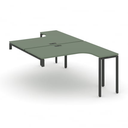 Рабочая станция-надставка на опорные тумбы CONCEPT CN.DSAN-004 Кобо Черный_0