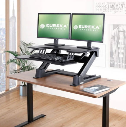 Регулируемая подставка на стол для монитора и ноутбука ERK-CV-PRO36B Черная_2