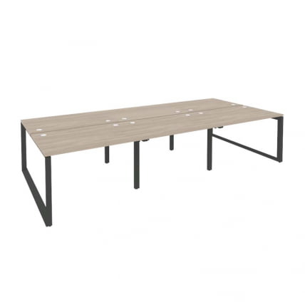 Рабочая станция на О-образном м/к ONIX O.MO-D.RS-6.2.8 Дуб Аттик/Антрацит_0