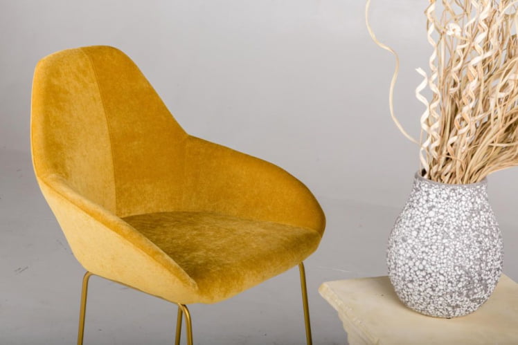 Стул полубарный Кент (ПБ) Браун/Линк Золото / Kent_5