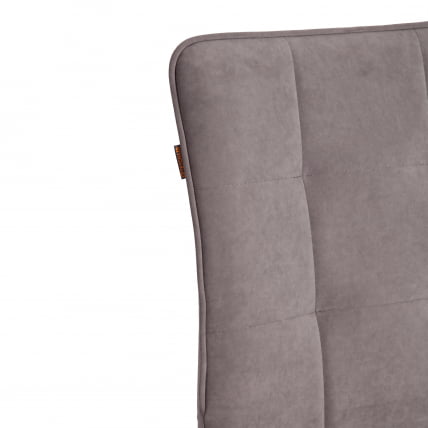 Стул обеденный Bari LT, велюр, серый/черный, 29, 41х55х89 см_8