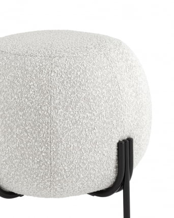 Пуф Флик букле Молочный_2