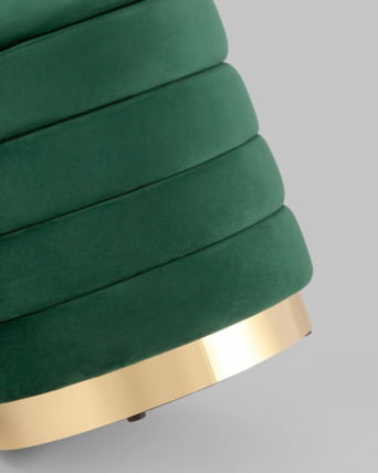 Пуф Франсис с ящиком велюр Зеленый_2
