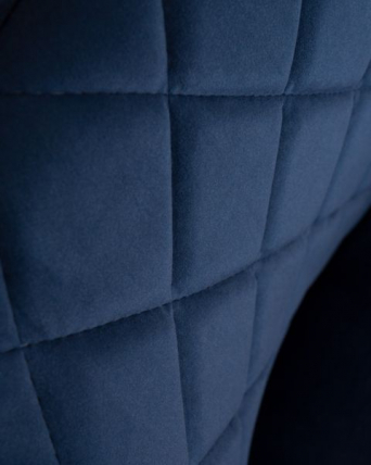 Стул обеденный ДОБРИН РОБЕРТ (черные матовые ножки, велюр В108-67 Темно-синий) 2 шт / DOBRIN ROBERT V108-67_8